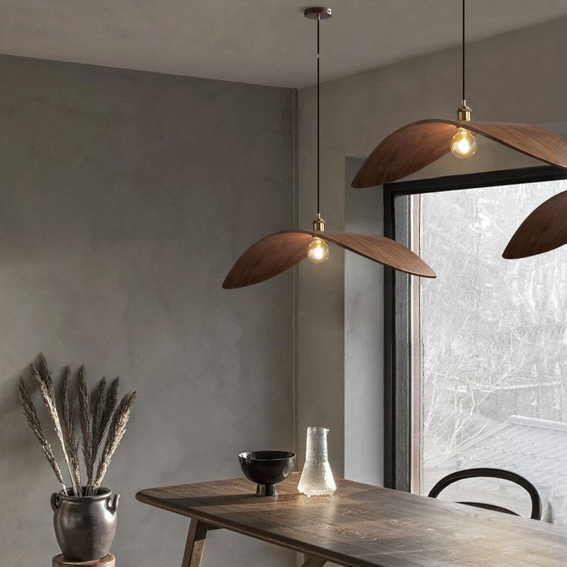 Massivholz Pendelleuchte Kreative Retro Deckenleuchte