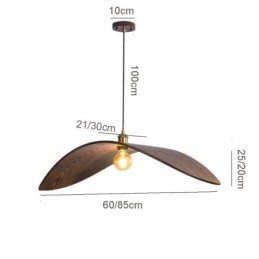 Massivholz Pendelleuchte Kreative Retro Deckenleuchte