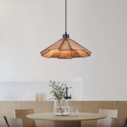 Retro Pendelleuchte Kreative Holz Deckenleuchte