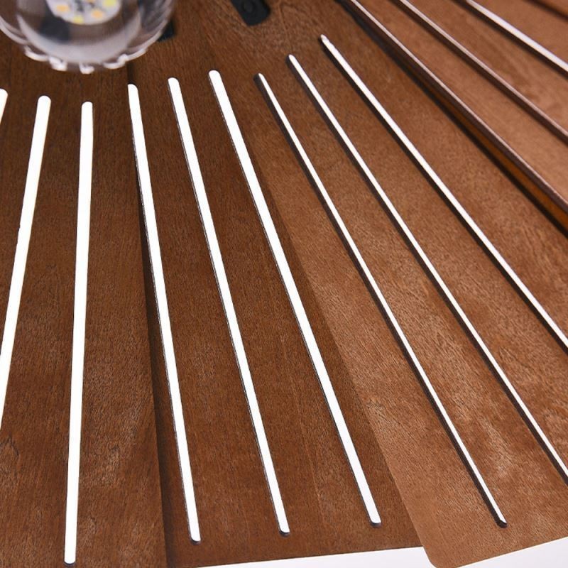 Retro Pendelleuchte Kreative Holz Deckenleuchte