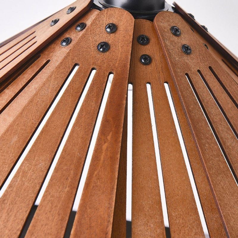 Retro Pendelleuchte Kreative Holz Deckenleuchte