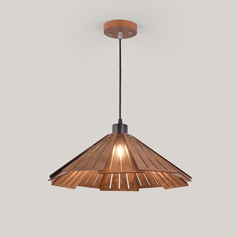 Retro Pendelleuchte Kreative Holz Deckenleuchte