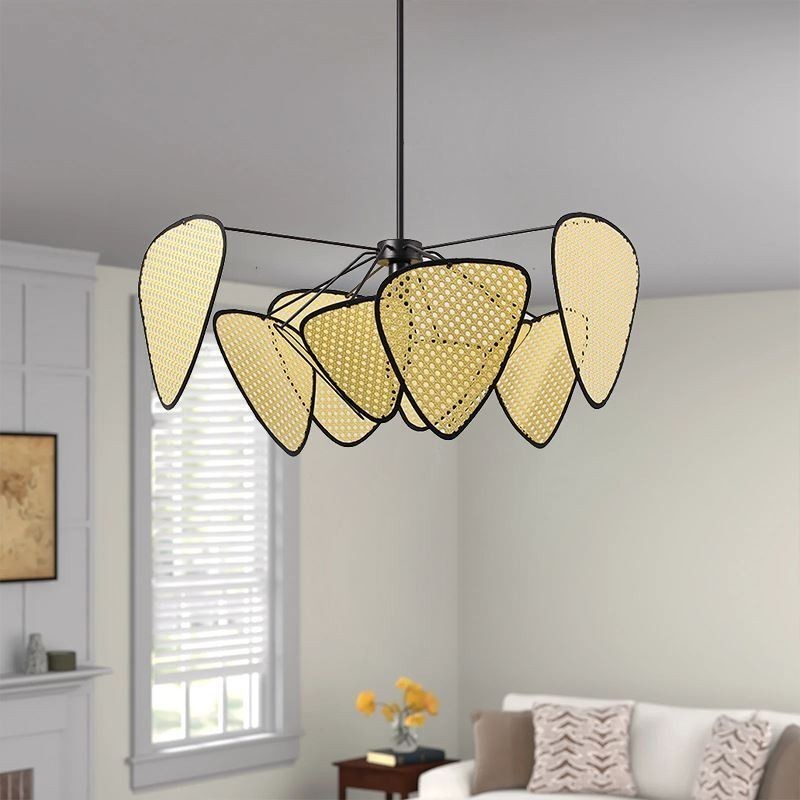 Pendelleuchte Natürliche einfache handgewebte Deckenlampe