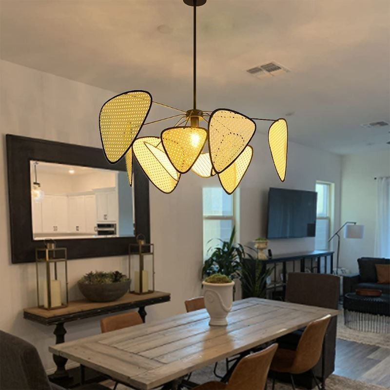 Pendelleuchte Natürliche einfache handgewebte Deckenlampe