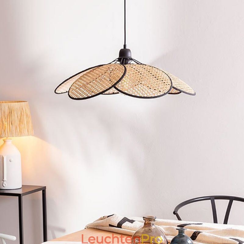 Pendelleuchte Natürliche einfache handgewebte Lampe