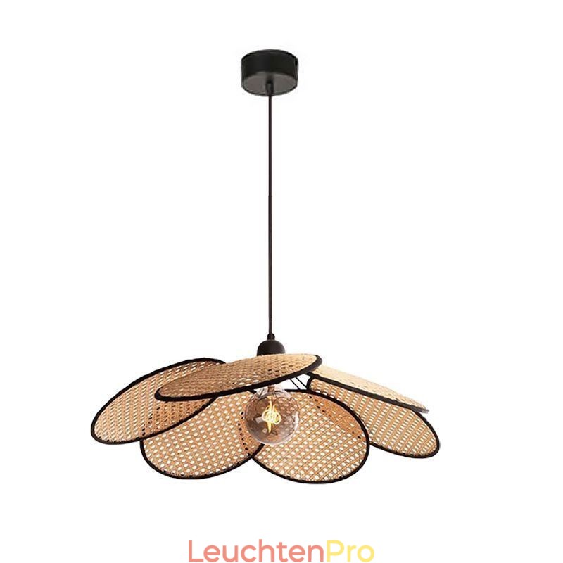 Pendelleuchte Natürliche einfache handgewebte Lampe