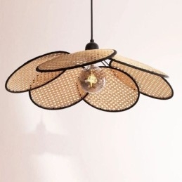 Pendelleuchte Natürliche einfache handgewebte Lampe