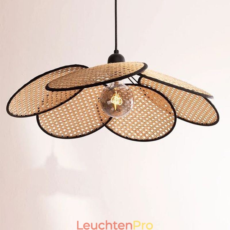 Pendelleuchte Natürliche einfache handgewebte Lampe