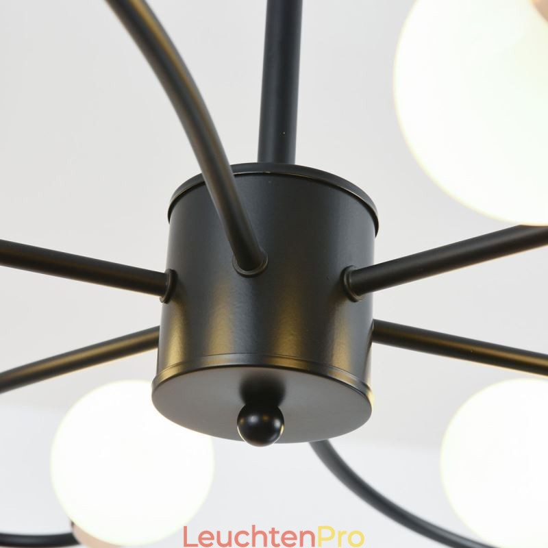 Rustikaler Kronleuchter 6 Lichter Klassische Blütenblätter Deckenleuchte