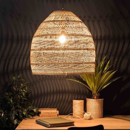 Handgewebte Pendelleuchte Rattan Hängeleuchte Bauernhaus Handgewebte Pendelleuchte Rattan Hängeleuchte Bauernhaus
