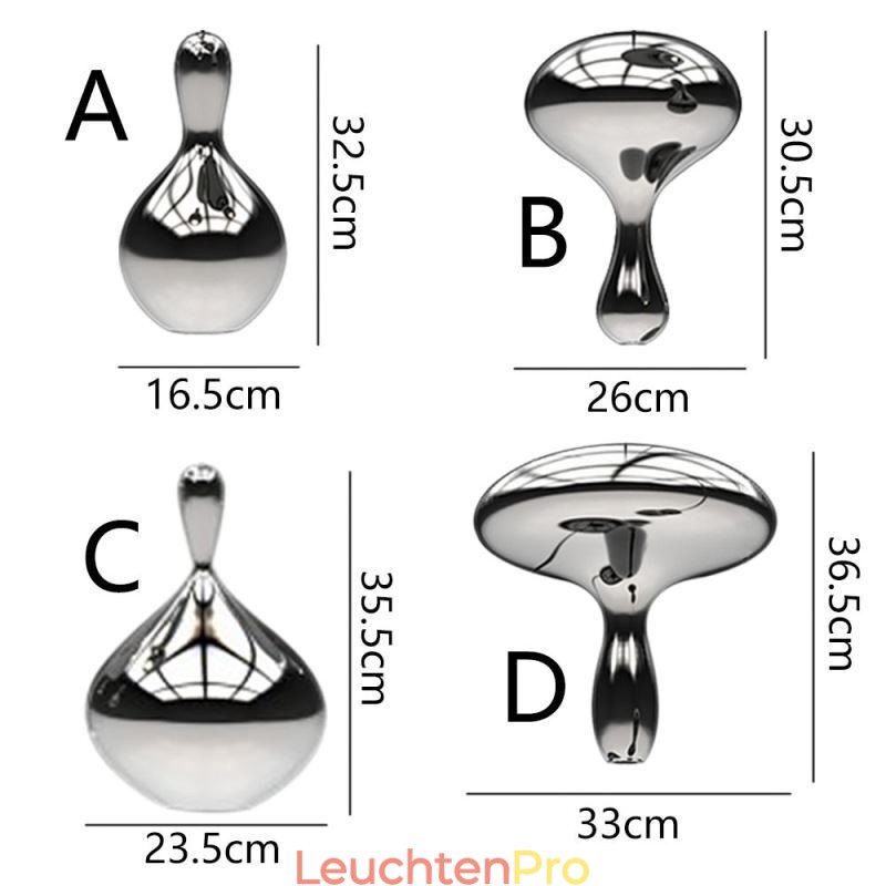 Kreative Pendelleuchte Moderne einfache galvanisierte Glas kleine Deckenleuchte
