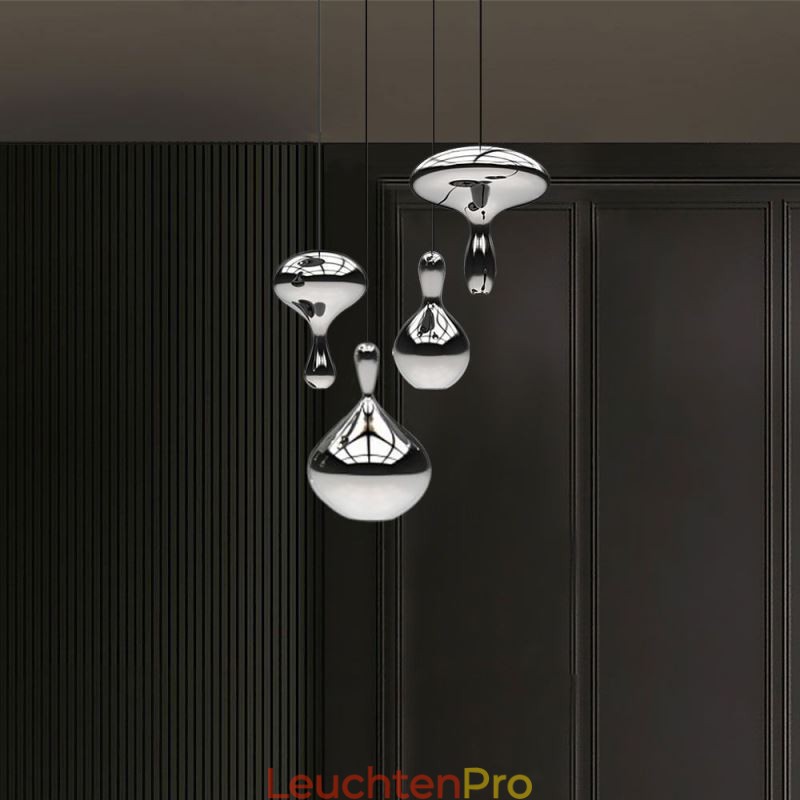 Kreative Pendelleuchte Moderne einfache galvanisierte Glas kleine Deckenleuchte
