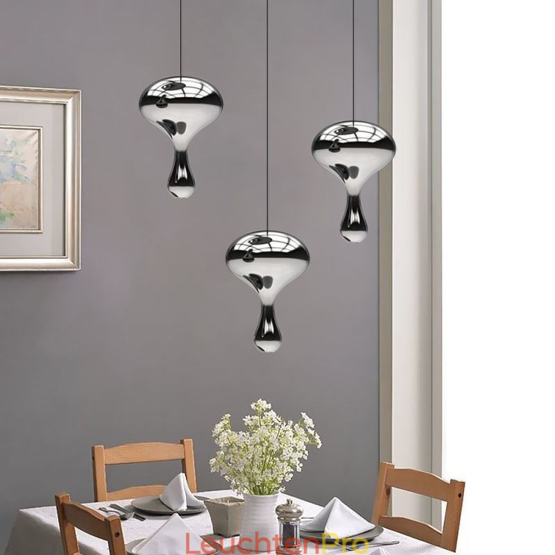Kreative Pendelleuchte Moderne einfache galvanisierte Glas kleine Deckenleuchte