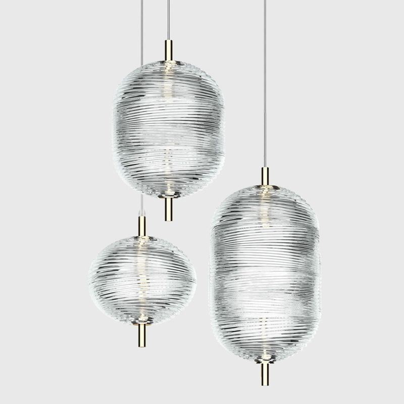 Water Ripple Pendelleuchte Moderne minimalistische Schmiedeeisen Deckenleuchte