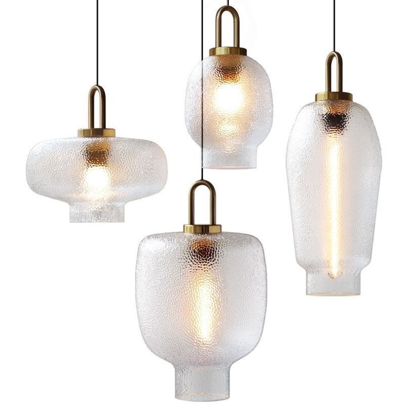 Milchglas Pendelleuchte Moderne minimalistische Schmiedeeisen Deckenleuchte
