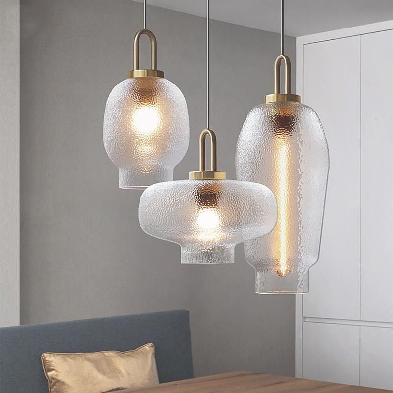 Milchglas Pendelleuchte Moderne minimalistische Schmiedeeisen Deckenleuchte
