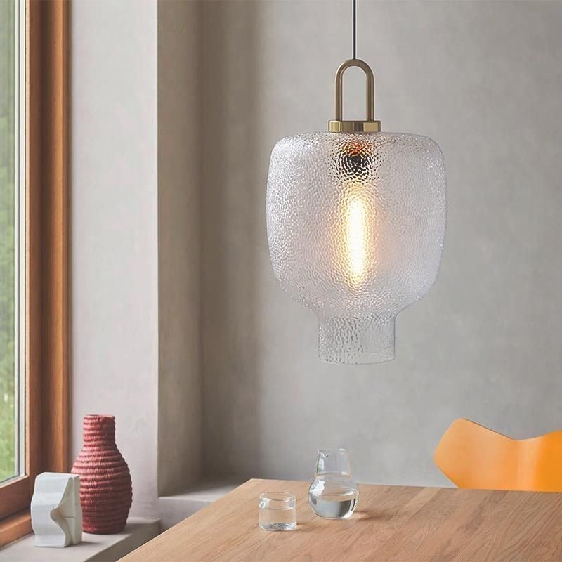 Milchglas Pendelleuchte Moderne minimalistische Schmiedeeisen Deckenleuchte