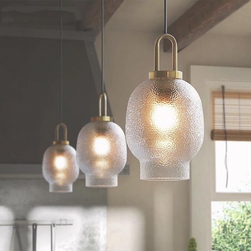 Milchglas Pendelleuchte Moderne minimalistische Schmiedeeisen Deckenleuchte