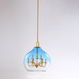 Glas Pendelleuchte Moderne Minimalistische Schmiedeeisen Deckenleuchte 9 Lichter