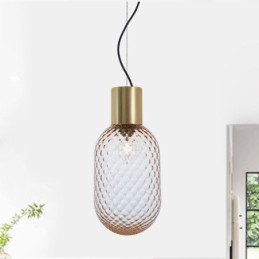 Gitterglas Pendelleuchte Moderne Eisen Einfache Deckenleuchte