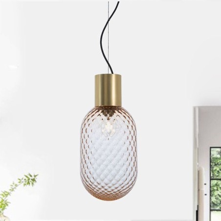Gitterglas Pendelleuchte Moderne Eisen Einfache Deckenleuchte Gitterglas Pendelleuchte Moderne Eisen Einfache Deckenleuchte