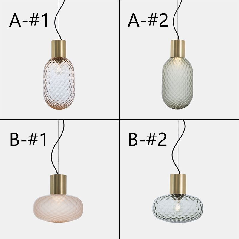Gitterglas Pendelleuchte Moderne Eisen Einfache Deckenleuchte