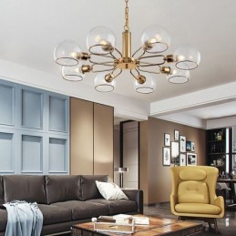 Glas Pendelleuchte Moderne Minimalistische Schmiedeeisen Deckenleuchte