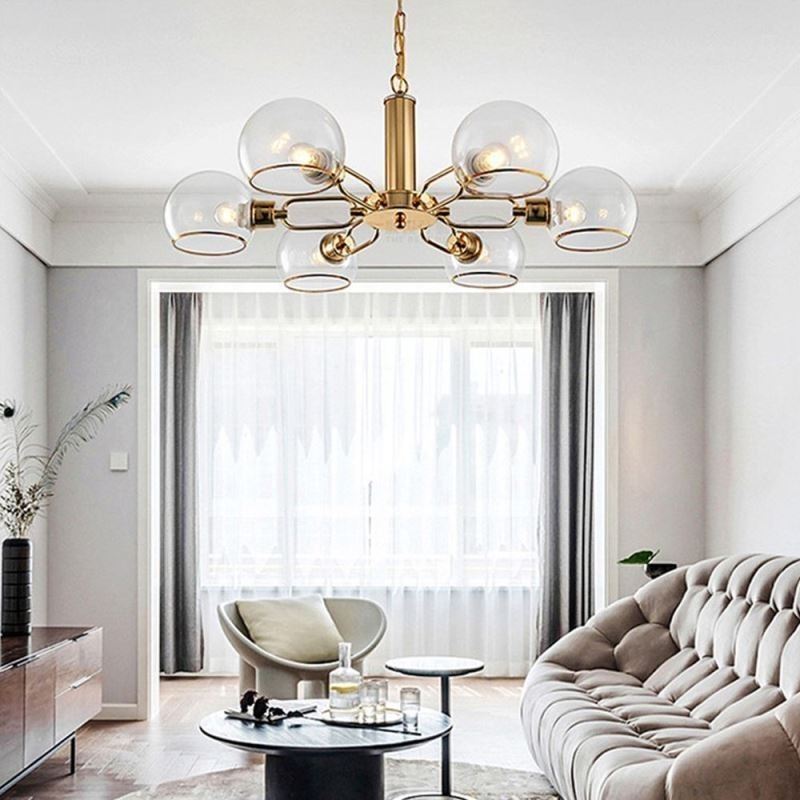 Glas Pendelleuchte Moderne Minimalistische Schmiedeeisen Deckenleuchte