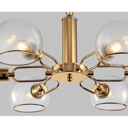 Glas Pendelleuchte Moderne Minimalistische Schmiedeeisen Deckenleuchte