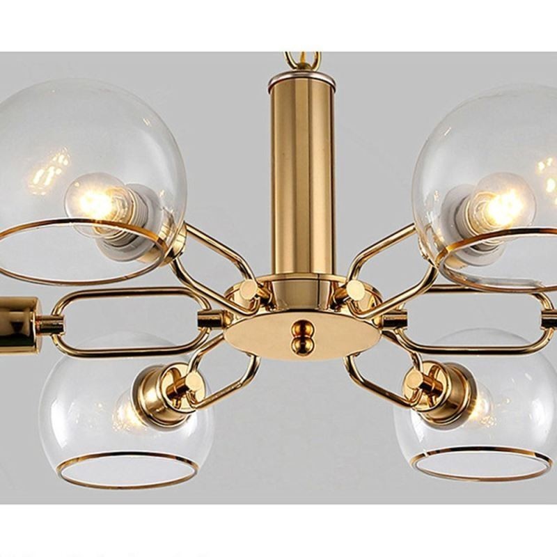 Glas Pendelleuchte Moderne Minimalistische Schmiedeeisen Deckenleuchte