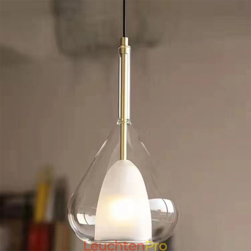 Pendelleuchte Moderne minimalistische Doppelglas-Deckenleuchten
