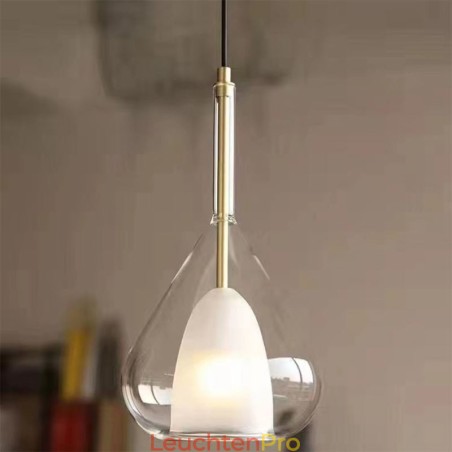 Pendelleuchte Moderne minimalistische Doppelglas-Deckenleuchten Pendelleuchte Moderne minimalistische Doppelglas-Deckenleuchten