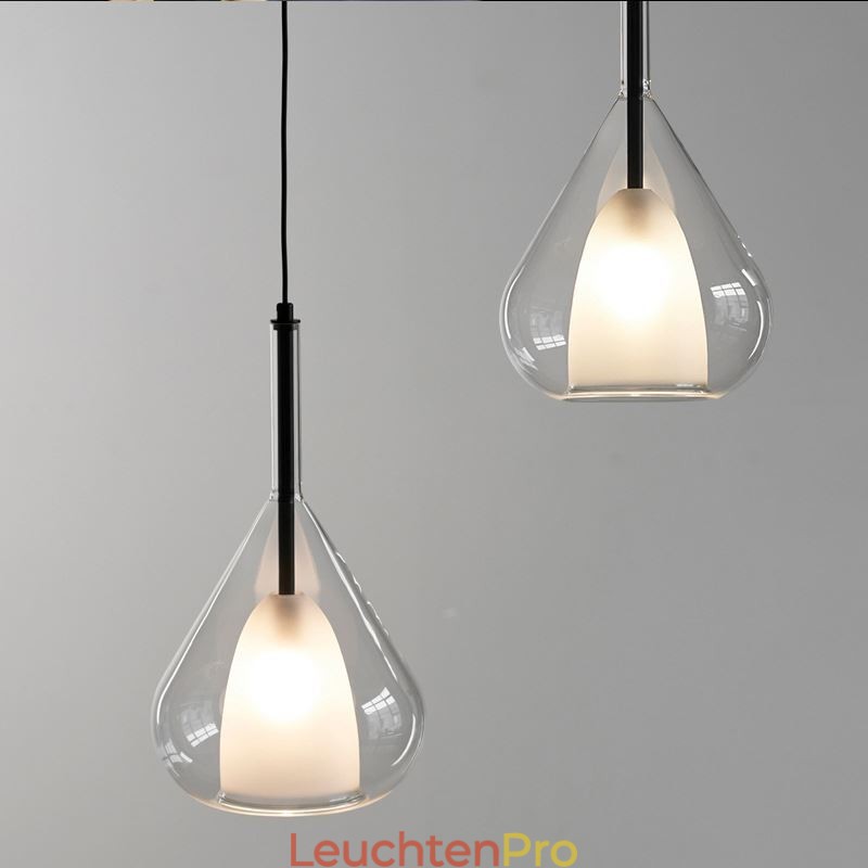 Pendelleuchte Moderne minimalistische Doppelglas-Deckenleuchten