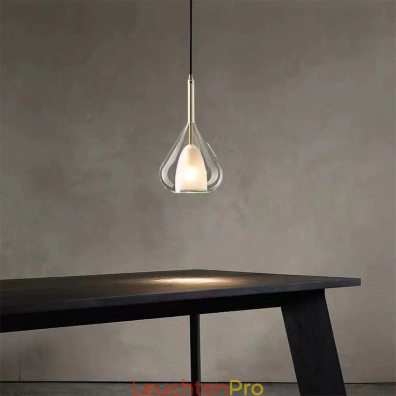 Pendelleuchte Moderne minimalistische Doppelglas-Deckenleuchten