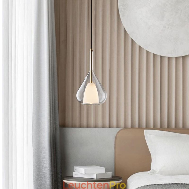 Pendelleuchte Moderne minimalistische Doppelglas-Deckenleuchten