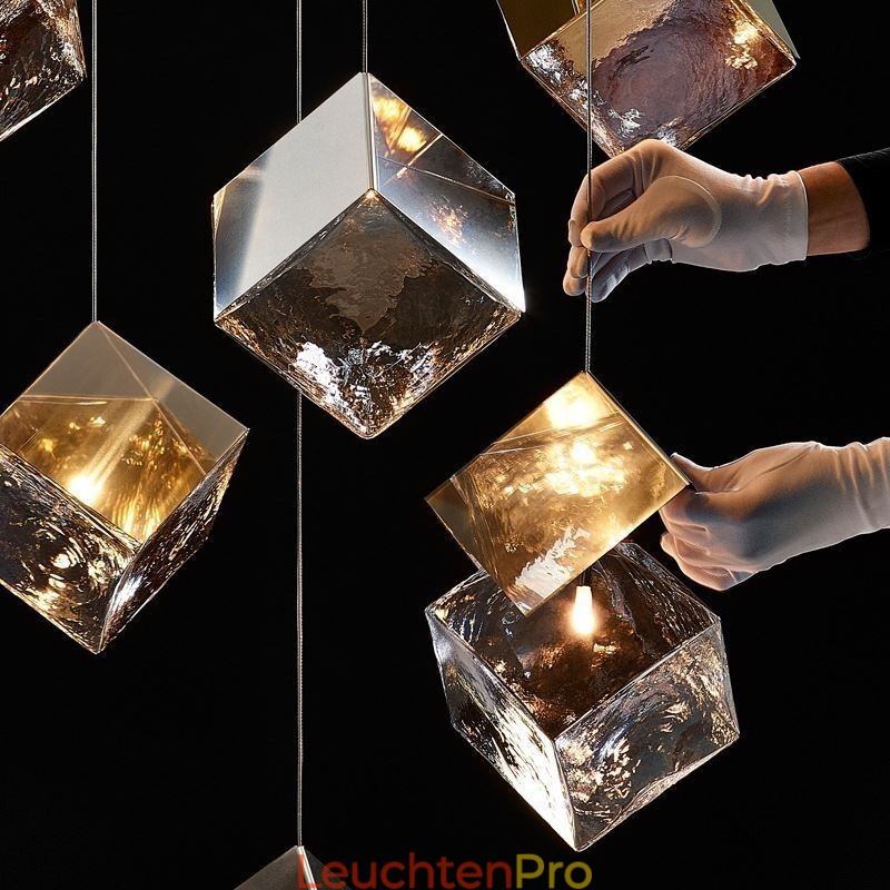 Kreative Glas Pendelleuchte Pavilion Deckenleuchten
