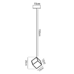 Kreative Glas Pendelleuchte Pavilion Deckenleuchten
