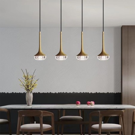 Moderne Pendelleuchte aus Glas, Deckenleuchte aus Schmiedeeisenglas Moderne Pendelleuchte aus Glas, Deckenleuchte aus Schmiedeeisenglas