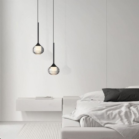 Einfache Glas Pendelleuchte Schwarz Dekorative Deckenleuchten Einfache Glas Pendelleuchte Schwarz Dekorative Deckenleuchten