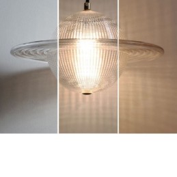 Moderne Deckenleuchte in Form einer Pendelleuchte aus Glas