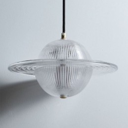 Moderne Deckenleuchte in Form einer Pendelleuchte aus Glas