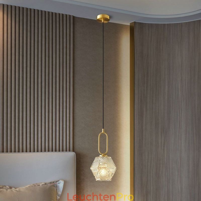 Moderne Pendelleuchte aus Glas für Zuhause, kreative Pendelleuchte