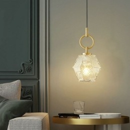 Moderne Pendelleuchte aus Glas für Zuhause, kreative Pendelleuchte