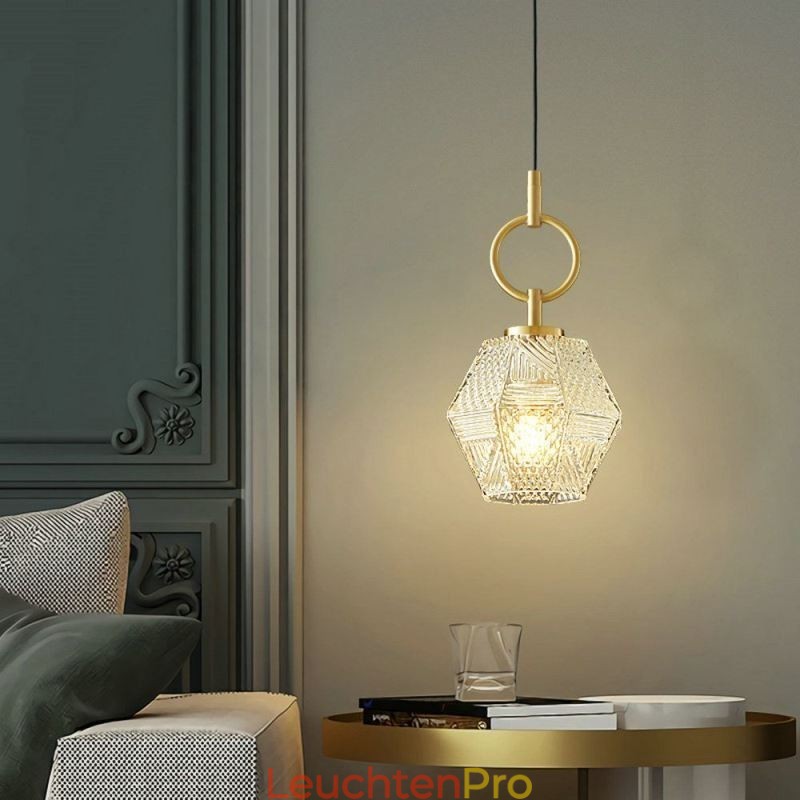 Moderne Pendelleuchte aus Glas für Zuhause, kreative Pendelleuchte