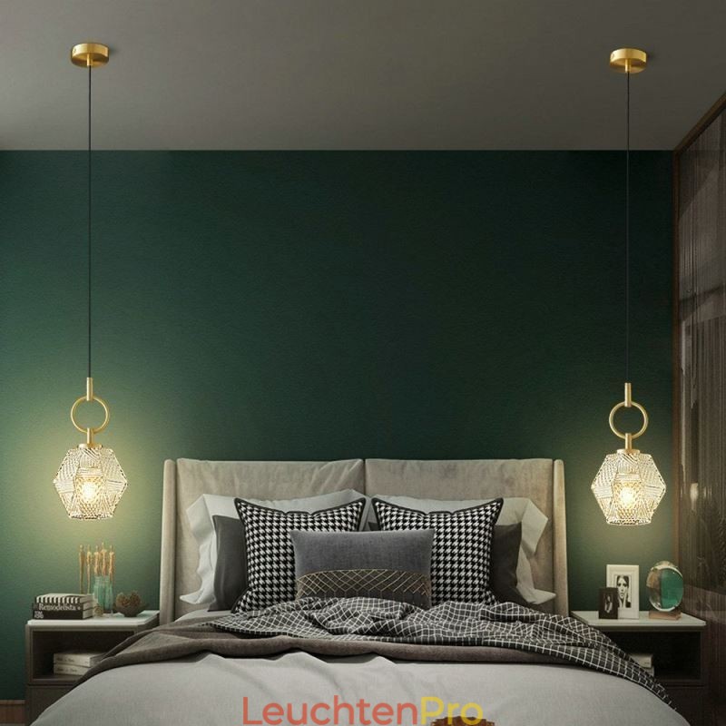Moderne Pendelleuchte aus Glas für Zuhause, kreative Pendelleuchte