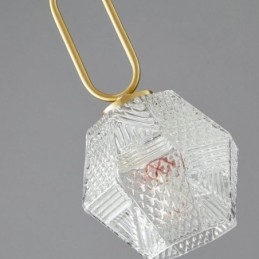 Moderne Pendelleuchte aus Glas für Zuhause, kreative Pendelleuchte