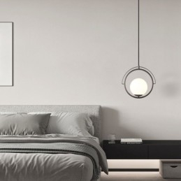 Glaskugel Pendelleuchte Dekor Home Hängelampe