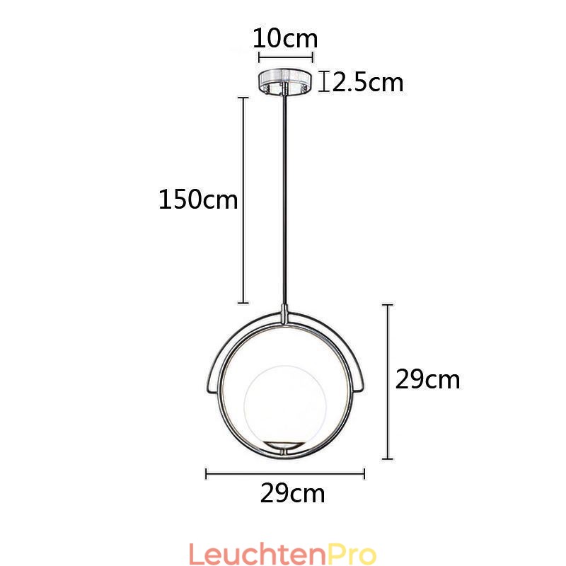Glaskugel Pendelleuchte Dekor Home Hängelampe