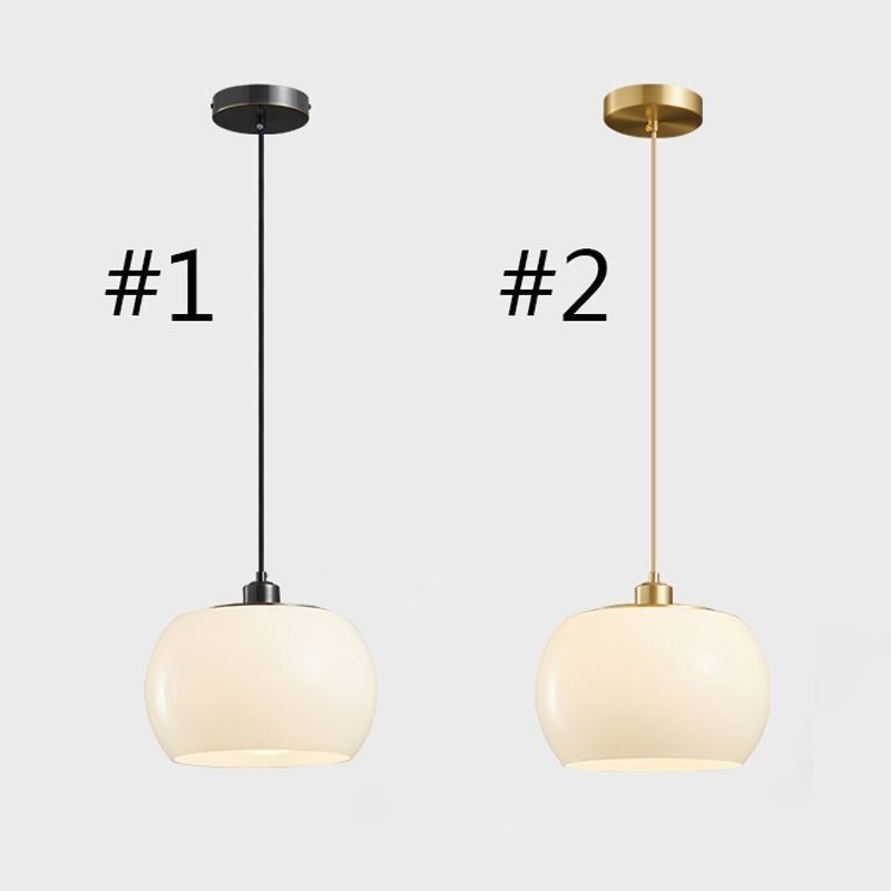Moderne Glas Pendelleuchte Kürbis Design Pendelleuchte
