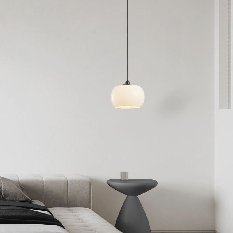 Moderne Glas Pendelleuchte Kürbis Design Pendelleuchte